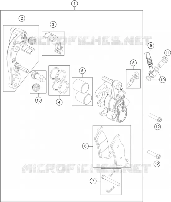 FRONT BRAKE CALIPER