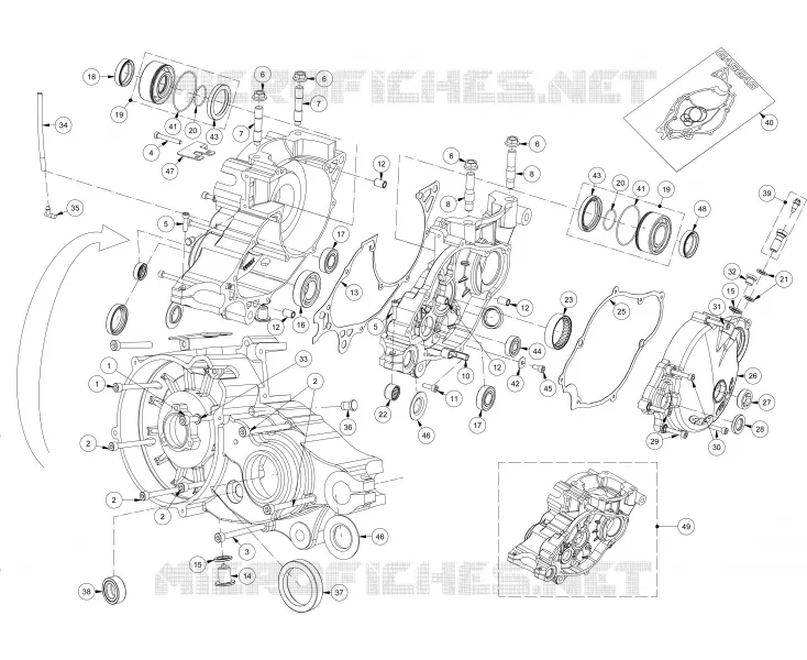 CRANKCASE / GASKET SET
