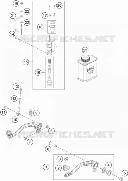 REAR BRAKE MASTER CYLINDER