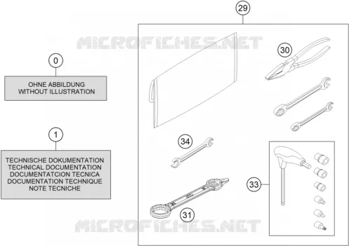 TOOL KIT / MANUALS / OPTIONS