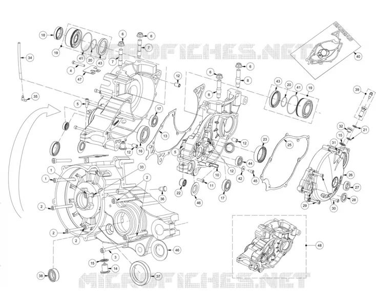 CRANKCASE / GASKET SET
