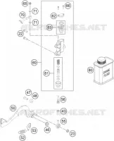 REAR BRAKE MASTER CYLINDER