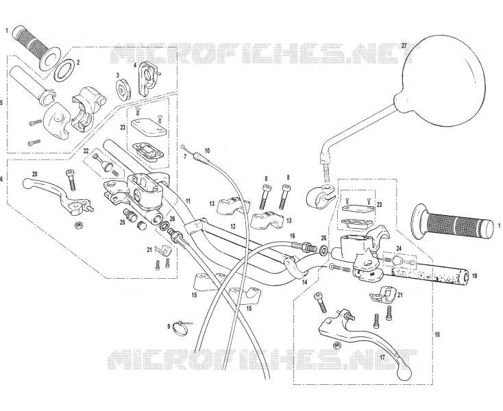 HANDLEBAR / MASTER CYLINDER