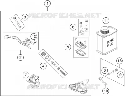 FRONT BRAKE MASTER CYLINDER