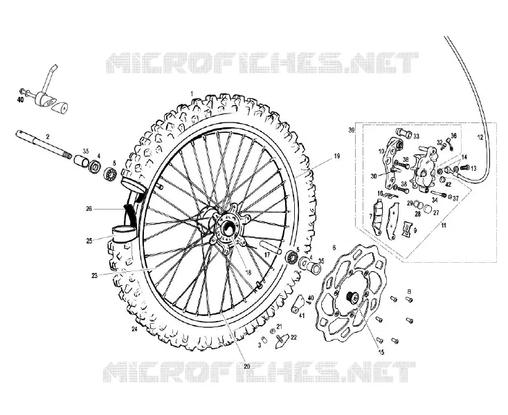 FRONT WHEEL / BRAKE
