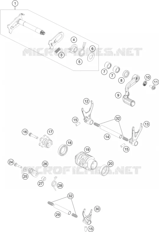 GEAR SHIFTING MECHANISM