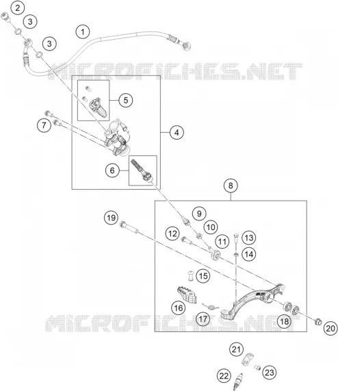 REAR BRAKE MASTER CYLINDER