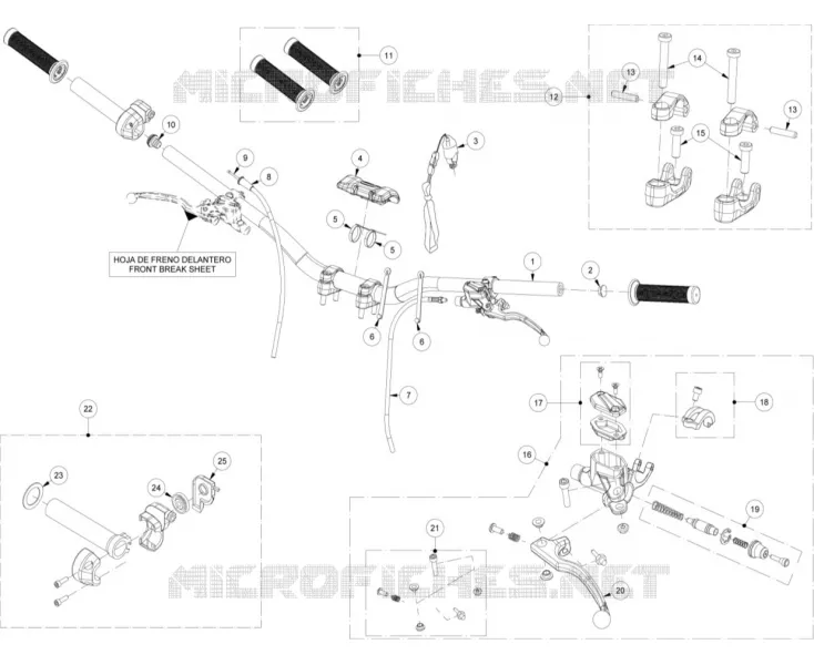 HANDLEBAR / MASTER CYLINDER