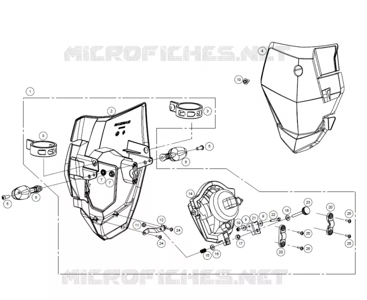 HEADLIGHT PLASTIC