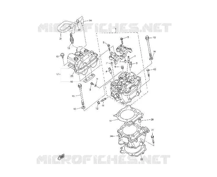 CYLINDER HEAD / CYLINDER 450