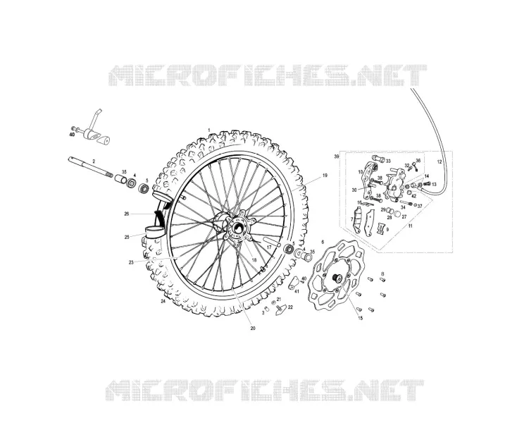 FRONT WHEEL / BRAKE