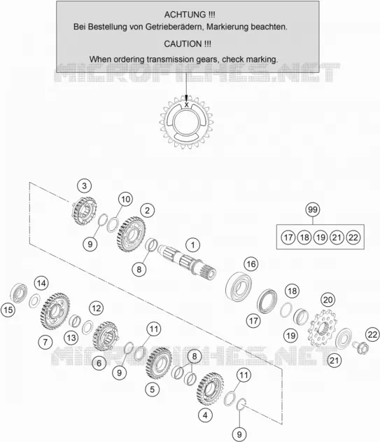 GEARBOX COUNTERSHAFT