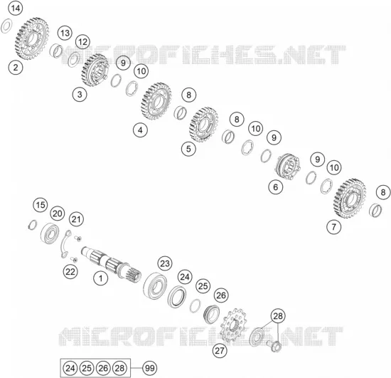GEARBOX COUNTERSHAFT