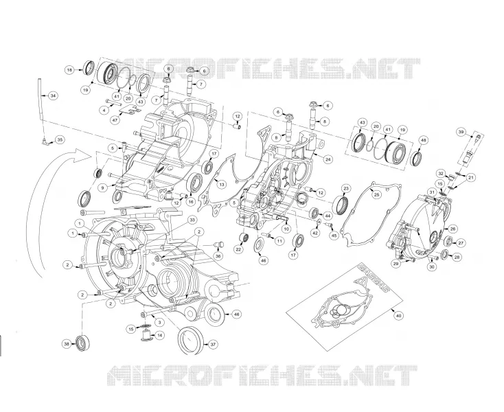 CRANKCASE / GASKET SET