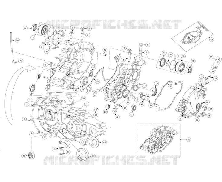 CRANKCASE / GASKET SET
