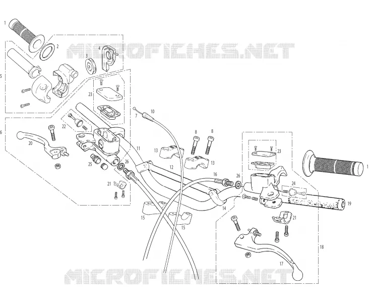 HANDLEBAR / MASTER CYLINDER