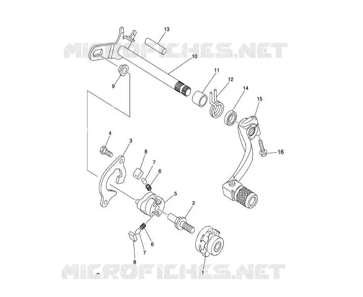 GEAR LEVER 250/300