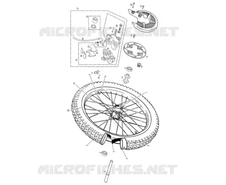 FRONT WHEEL / BRAKE