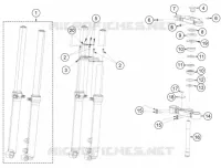 FRONT FORK / TRIPLE CLAMP