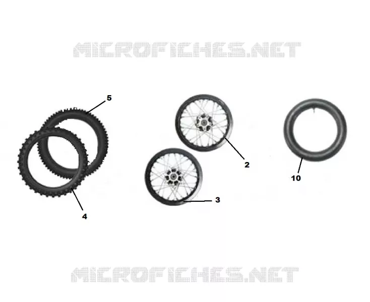 WHEEL / TIRE T10 / T12