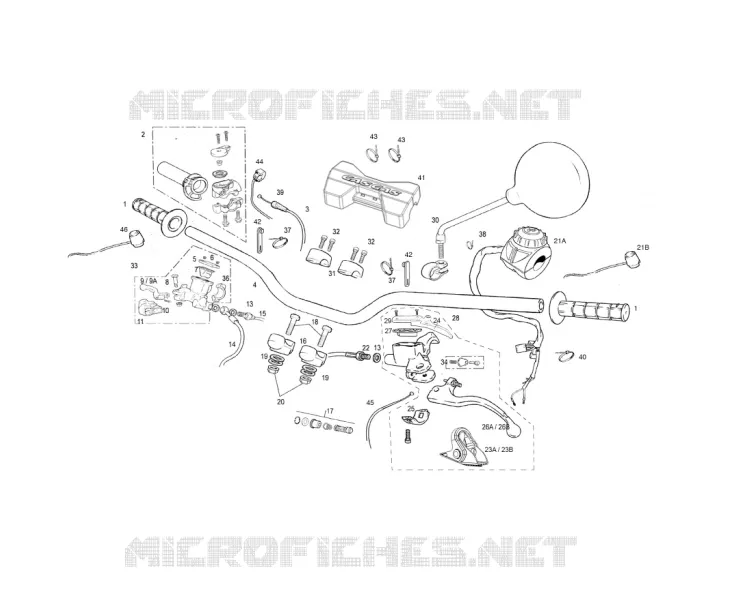 HANDLEBAR / MASTER CYLINDER