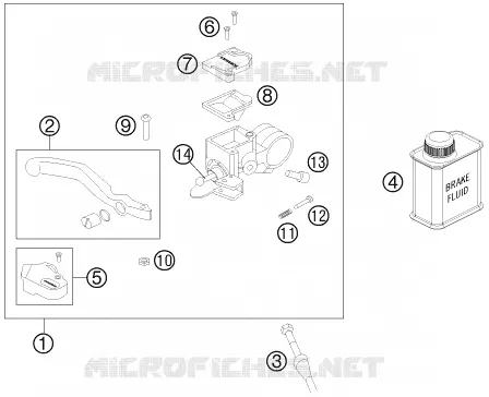 FRONT BRAKE MASTER CYLINDER