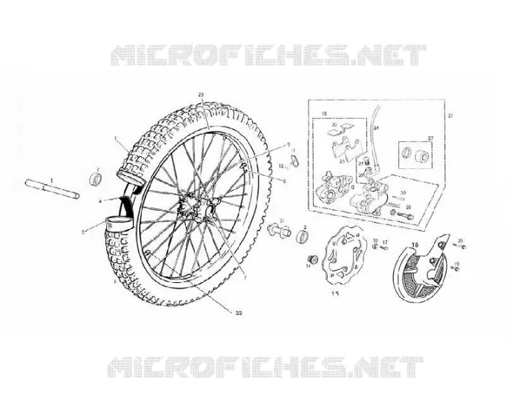 FRONT WHEEL / BRAKE