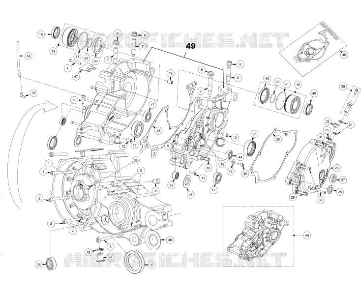 CRANKCASE / GASKET SET