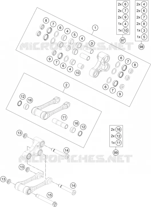 SHOCK PRO LEVER LINKAGE