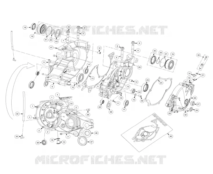 CRANKCASE / GASKET SET