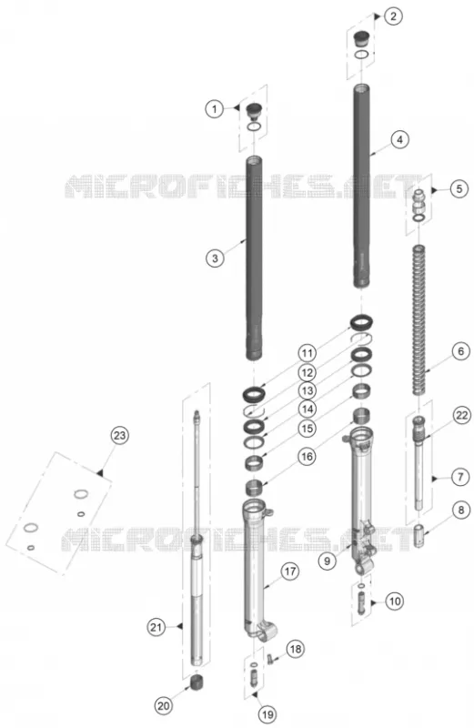 FRONT FORK (PARTS)
