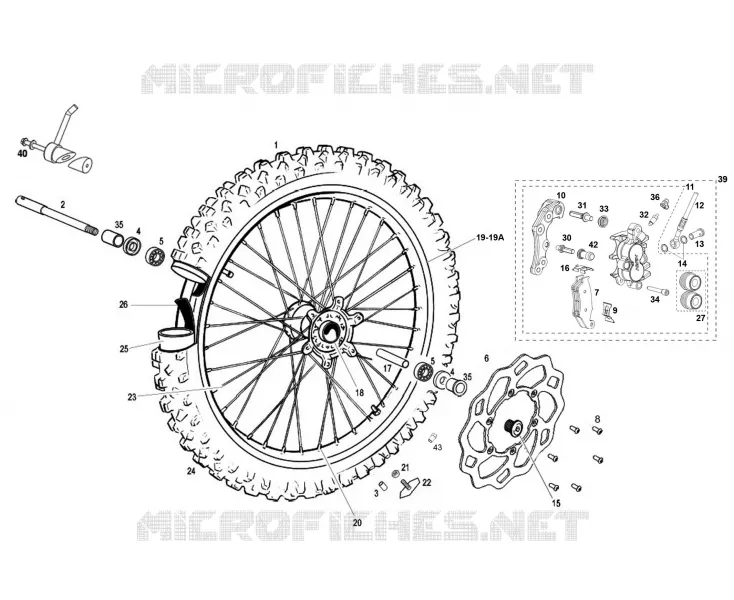 FRONT WHEEL / BRAKE