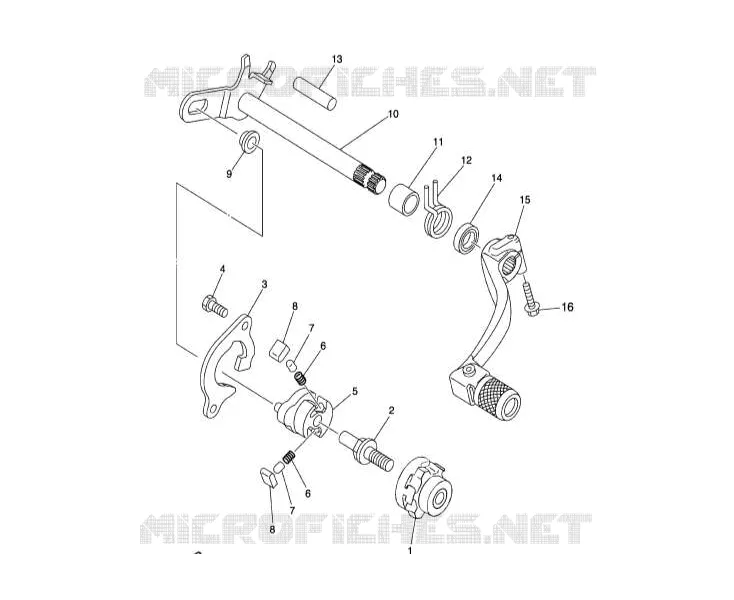 GEAR LEVER 250/300