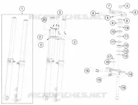 FRONT FORK / TRIPLE CLAMP