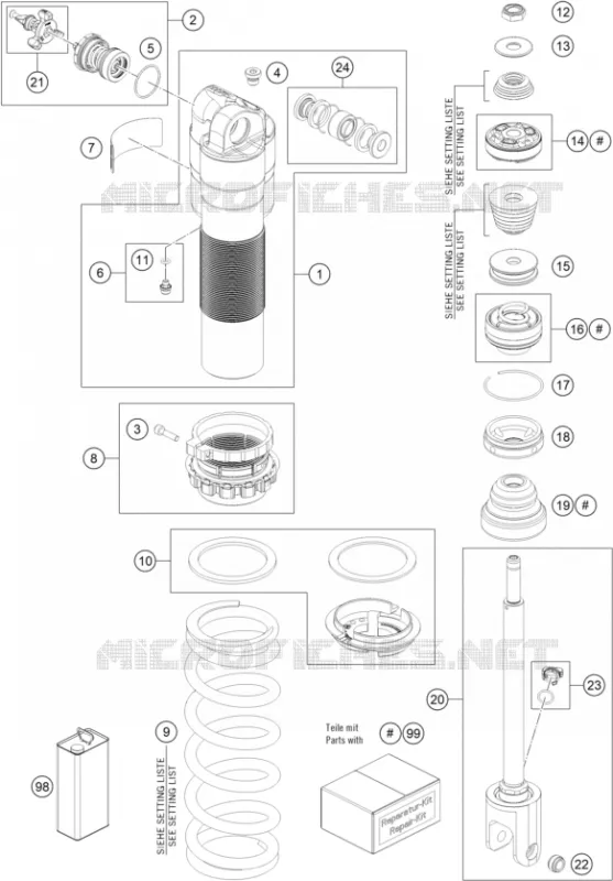 SHOCK ABSORBER (PARTS)