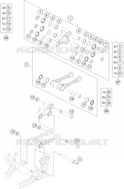 SHOCK PRO LEVER LINKAGE