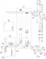 FRONT FORK / TRIPLE CLAMP