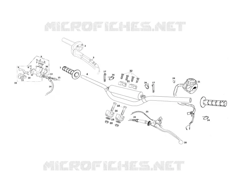 HANDLEBAR / MASTER CYLINDER
