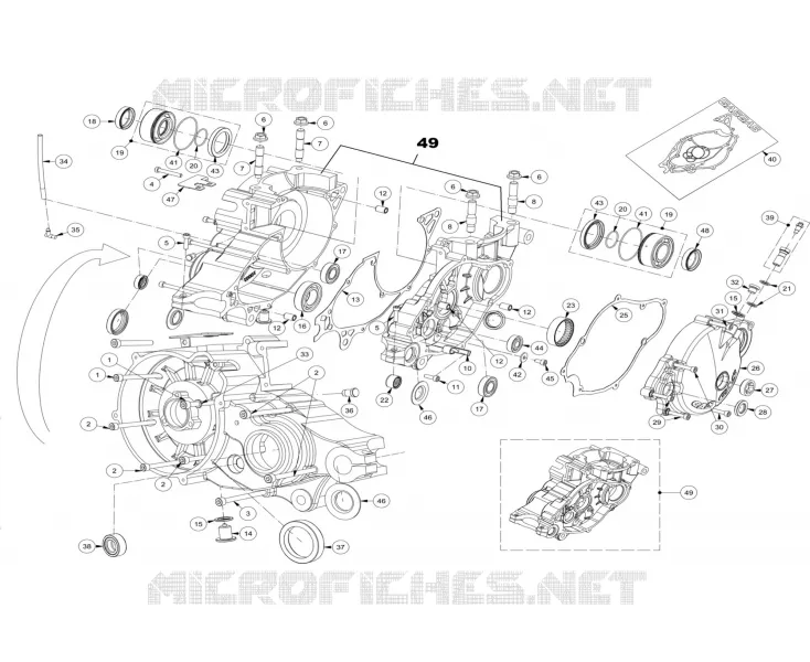 CRANKCASE / GASKET SET