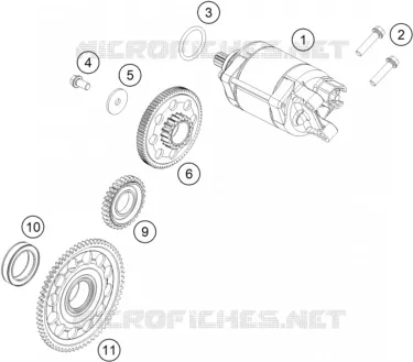 ELECTRIC STARTER MOTOR