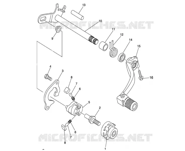GEAR LEVER 250/300