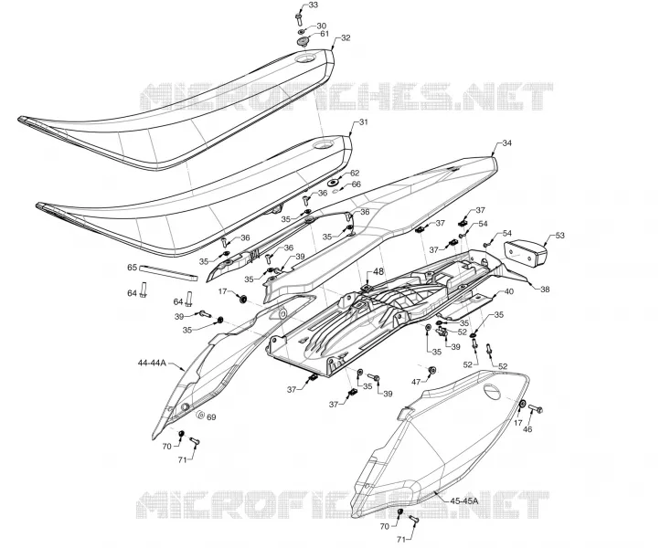SEAT / REAR PLASTIC