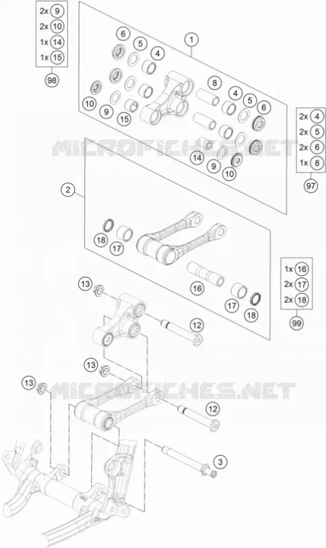 SHOCK PRO LEVER LINKAGE