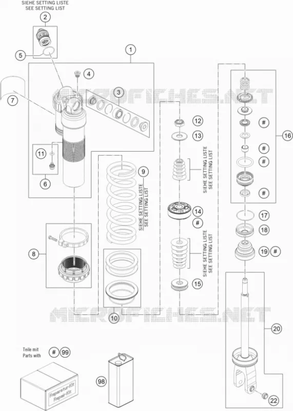 SHOCK ABSORBER (PARTS)