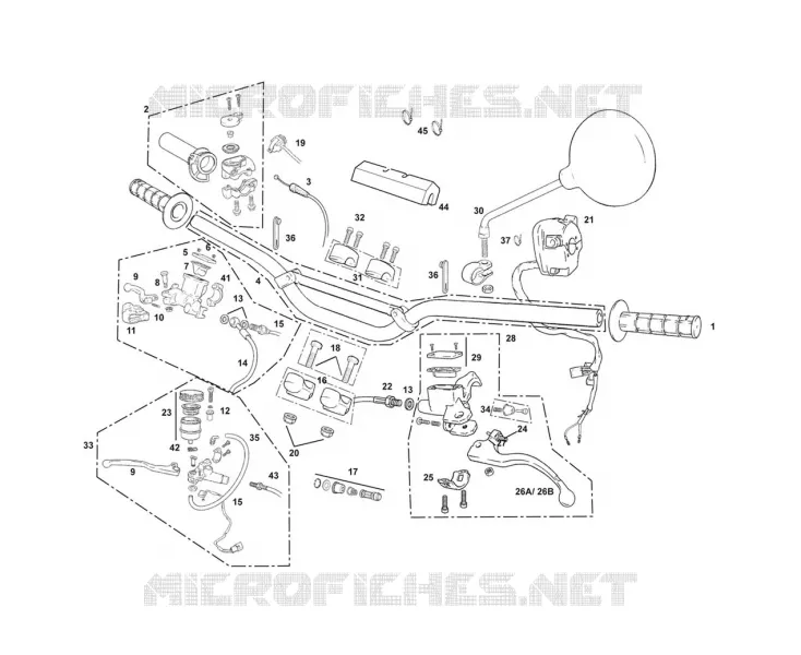 HANDLEBAR / MASTER CYLINDER