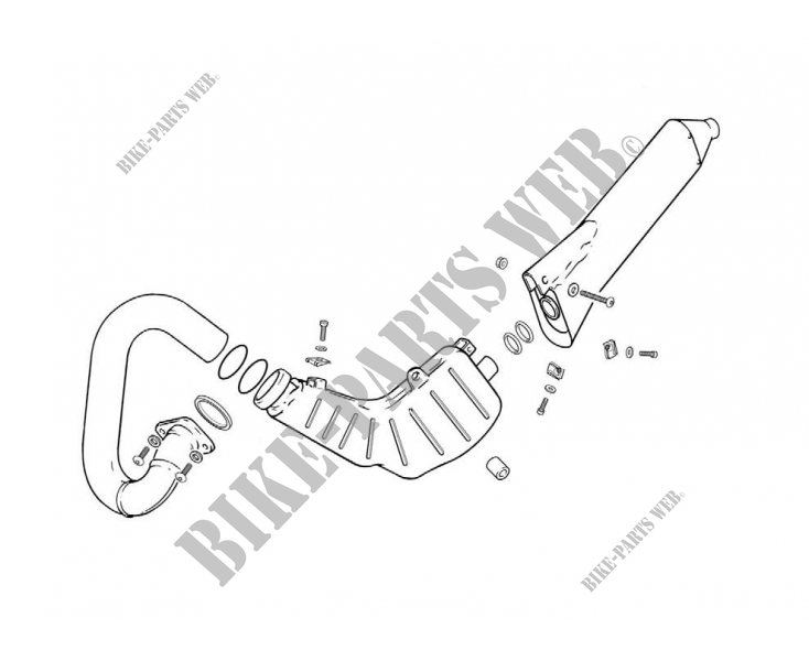 EXHAUST for GASGAS TXT PRO 125 2005