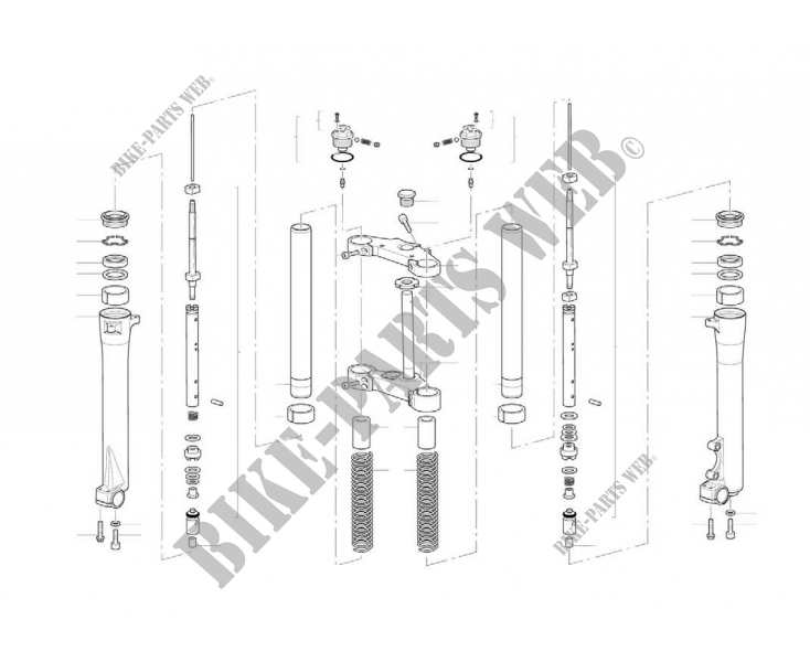 FRONT FORK for GASGAS TXT PRO 125 2005