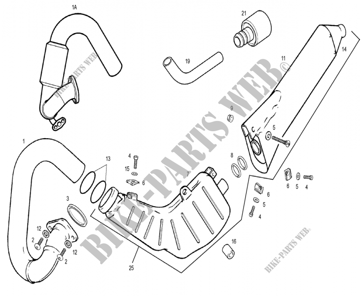 EXHAUST for GASGAS TXT PRO 125 2007