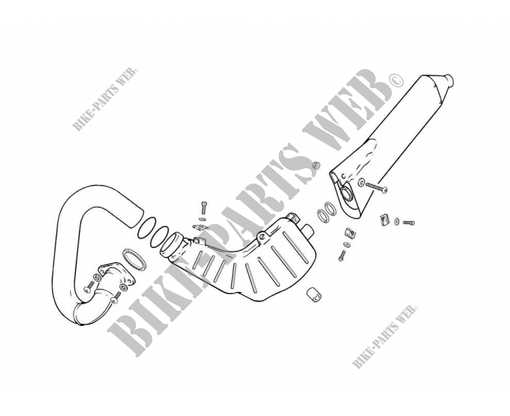 EXHAUST for GASGAS TXT PRO 200 2005