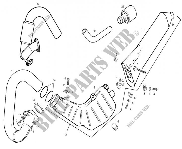 EXHAUST for GASGAS TXT PRO 200 2007